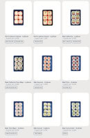 Carte et menu de Sushi Daily à Saint Malo — Les makis et rolls