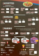 Carte et menu de Dersim kebab à Bain de Bretagne — Les assiettes, burgers et paninis