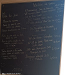 Menu BU - Bistro Urbain - Exemple de menu