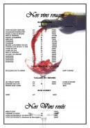 Menu La Grenouillère - vins rosés