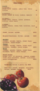 Menu Le Bistrot De La Place - Le snacking