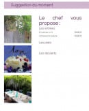 Menu Le genty home - Les suggestions du moment