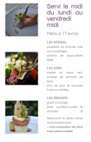 Menu Le genty home - Le menu midi