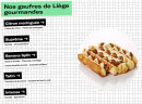 Menu Waffle Factory - Les gaufres de liège