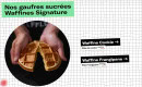 Menu Waffle Factory - Les gaufres sucrées