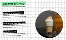 Menu Waffle Factory - Les boissons chaudes