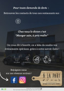 Menu À La Part - Les informations (suite)