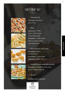 Menu À La Part - Le toast froid salé
