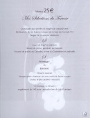 Carte et menu de L'Eveil des Sens à Le Vivier sur Mer — page 1