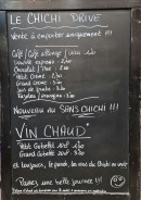 Menu Sans Chichi - L'ardoise