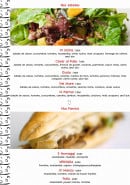 Menu Gusto Pizza - Les salades et paninis