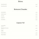 Menu Mamma Mia - Les bières, boissons chaudes et liqueurs