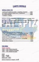 Menu Pat'à Piz - Les menus et tex mex