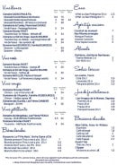Carte et menu de Les Pêcheries Ligériennes à Brehemont — Vins, bières, eaux,...