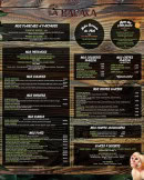 Carte et menu de La baraka à Chambray les Tours — La carte
