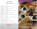 Carte et menu de Au Bon Vin De Touraine à Azay le Rideau — Les pizzas à base de crème