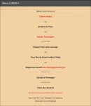 Carte et menu de Auberge de l'escotais à Saint Paterne Racan — Le menu à 28€