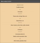 Carte et menu de Auberge de l'escotais à Saint Paterne Racan — Le menu enfant