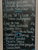 Menu Côté Jardin - Le menu