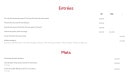 Carte et menu de L'alchimie à Saint Cyr sur Loire — Les entrées et plats