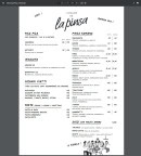 Carte et menu de L'atelier de la Pinsa à Saint Cyr sur Loire — La carte