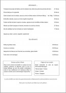 Carte et menu de Brasserie des Antiquaires à Grenoble — La carte suite