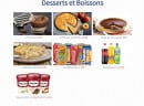 Menu Chrono Pizza - Desserts et boissons 