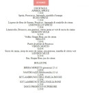 Menu Come Va Gare - Les boissons