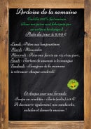 Menu Cuisinons Maison - Ardoises de la semaine