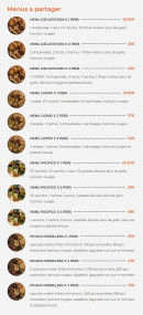 Menu El Chivito - Menus a partager