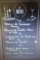 Menu La Cantina D'Anna - Exemple de menu