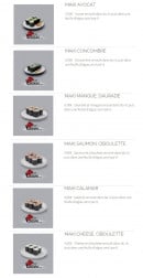 Menu Little Sushi - Les makis suite