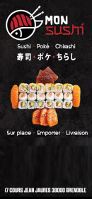 Menu Mon sushi - Carte et menu Mon sushi Grenoble