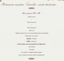Menu Restaurant Ontario - Salade du chef,poisson,....