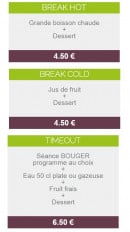 Menu Culture food - Zenitude