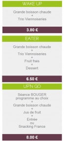Menu Culture food - Matinal 