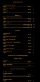 Menu L'alouette - Les vins blancs page 3