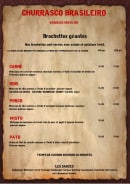 Menu Food'saloon - les brochettes