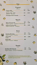Carte et menu de Giardino By Cavallo à Villefontaine — Les vins