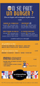 Carte et menu de Le SteakHouse de Colette à Villefontaine — Les burgers, menu enfant