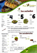 Menu Pause Fraîcheur - Les salades et sandwichs