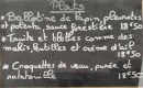 Carte et menu de L'épicurieux à Autrans-Méaudre en Vercors — Les plats