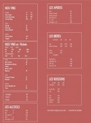 Carte et menu de Impasto Pizzeria Cucina à Reventin Vaugris — Les vins, bières et boissons,...