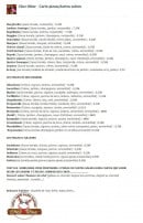 Menu Chez Titine - les pizzas et tartes salees