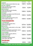 Menu Need for pizz - Les pizzas montagnardes