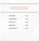 Menu Sushi Way - Les donburis