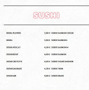 Menu Sushi Way - Sushi