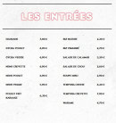 Menu Sushi Way - Les entrées