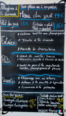 Menu L'Arélis - Exemple de menu