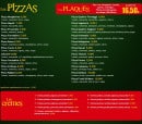 Carte et menu de L'Italiana pizzeria à Salaise sur Sanne — Les pizzas, les plaques et les cremes